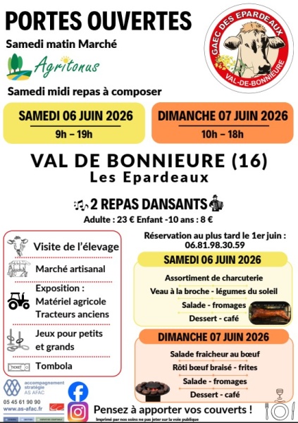 Marché Agritonus  le  samedi 6 juin à Val-de-Bonnieure