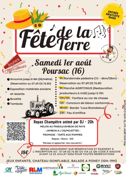 Marché Agritonus le samedi 01 aout à Poursac